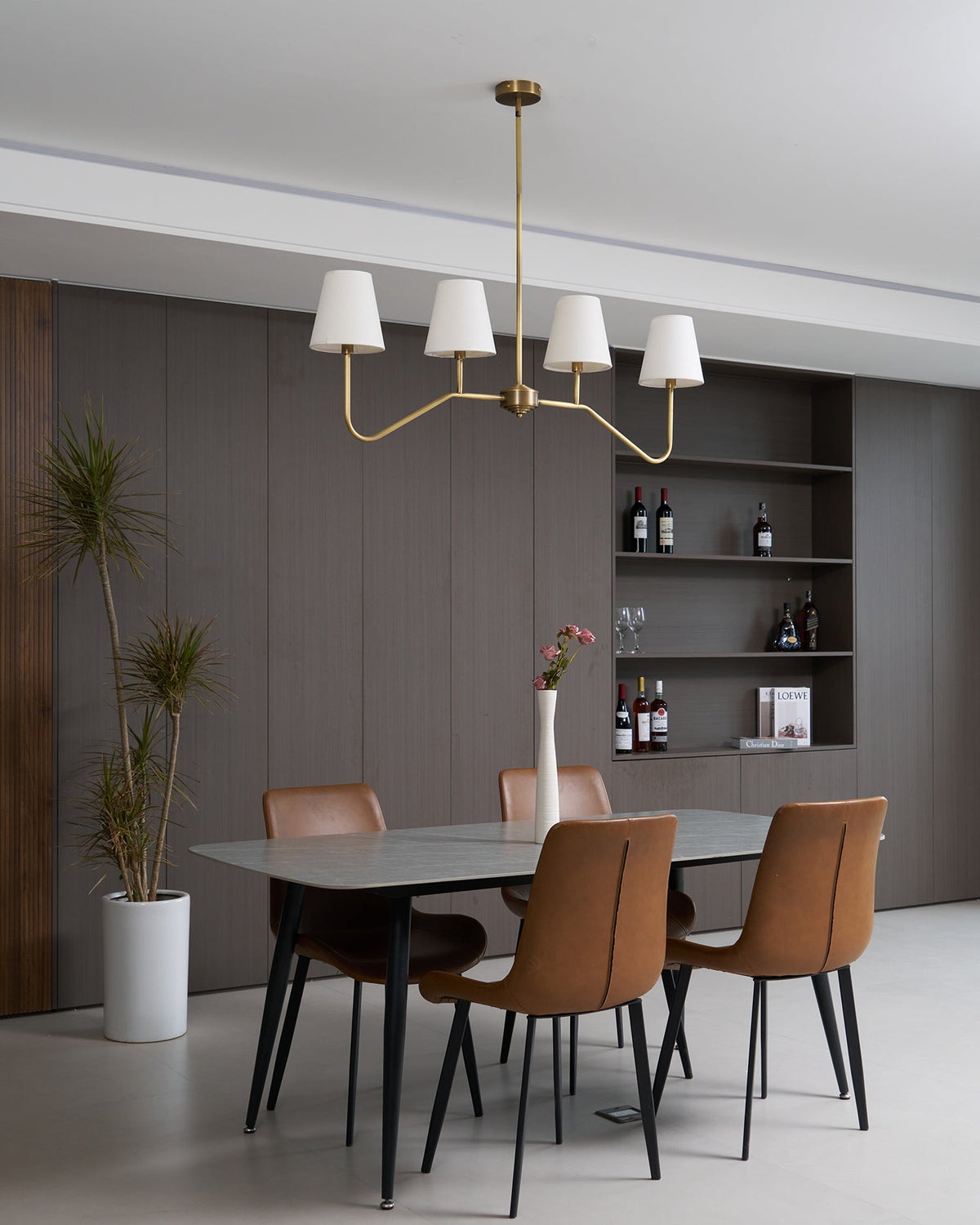 Diana Linear Metal Chandelier — product view 7