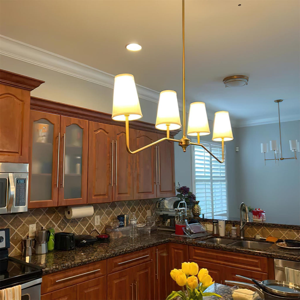 Diana Linear Metal Chandelier — product view 8