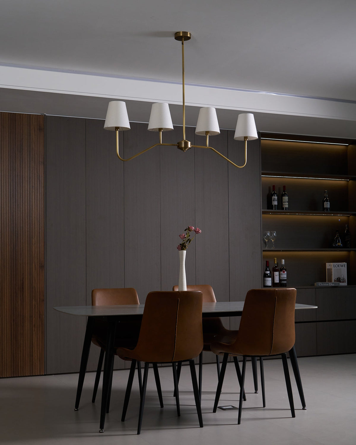 Diana Linear Metal Chandelier — product view 13