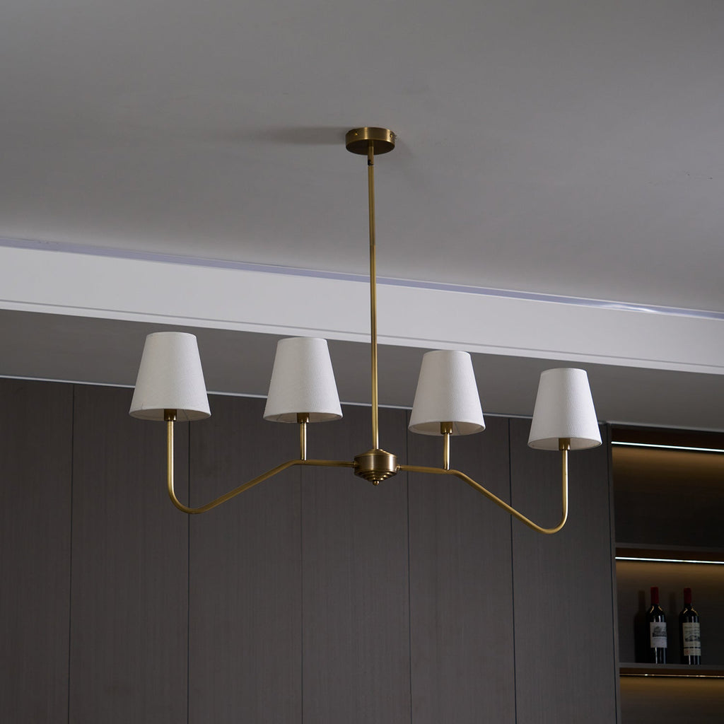 Diana Linear Metal Chandelier — product view 14