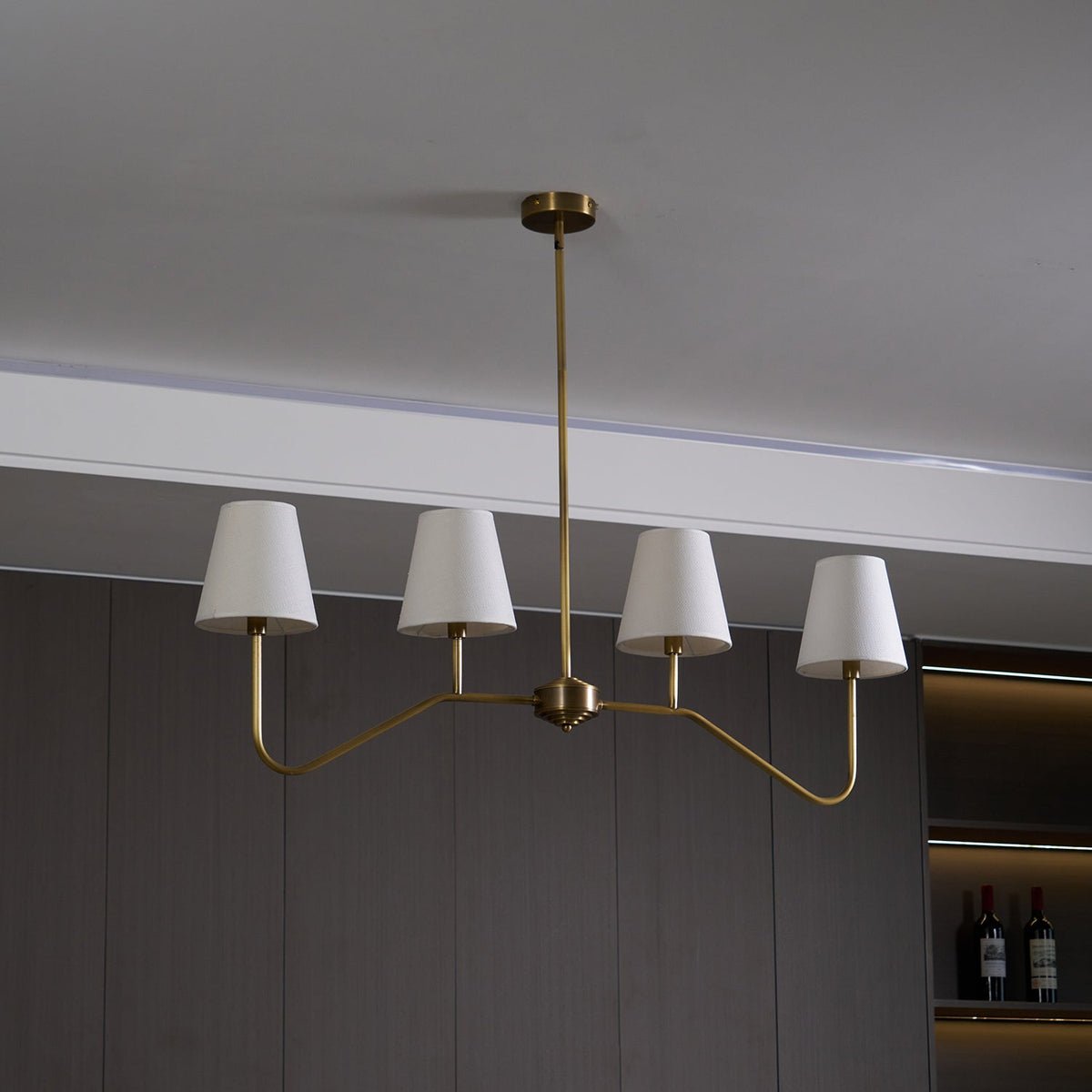 Diana Linear Metal Chandelier — product view 14