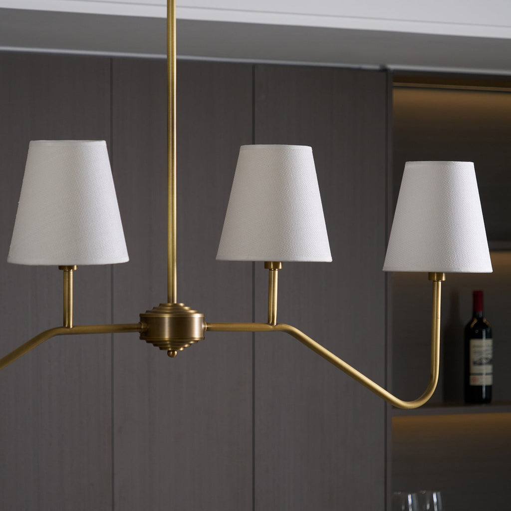 Diana Linear Metal Chandelier — product view 18