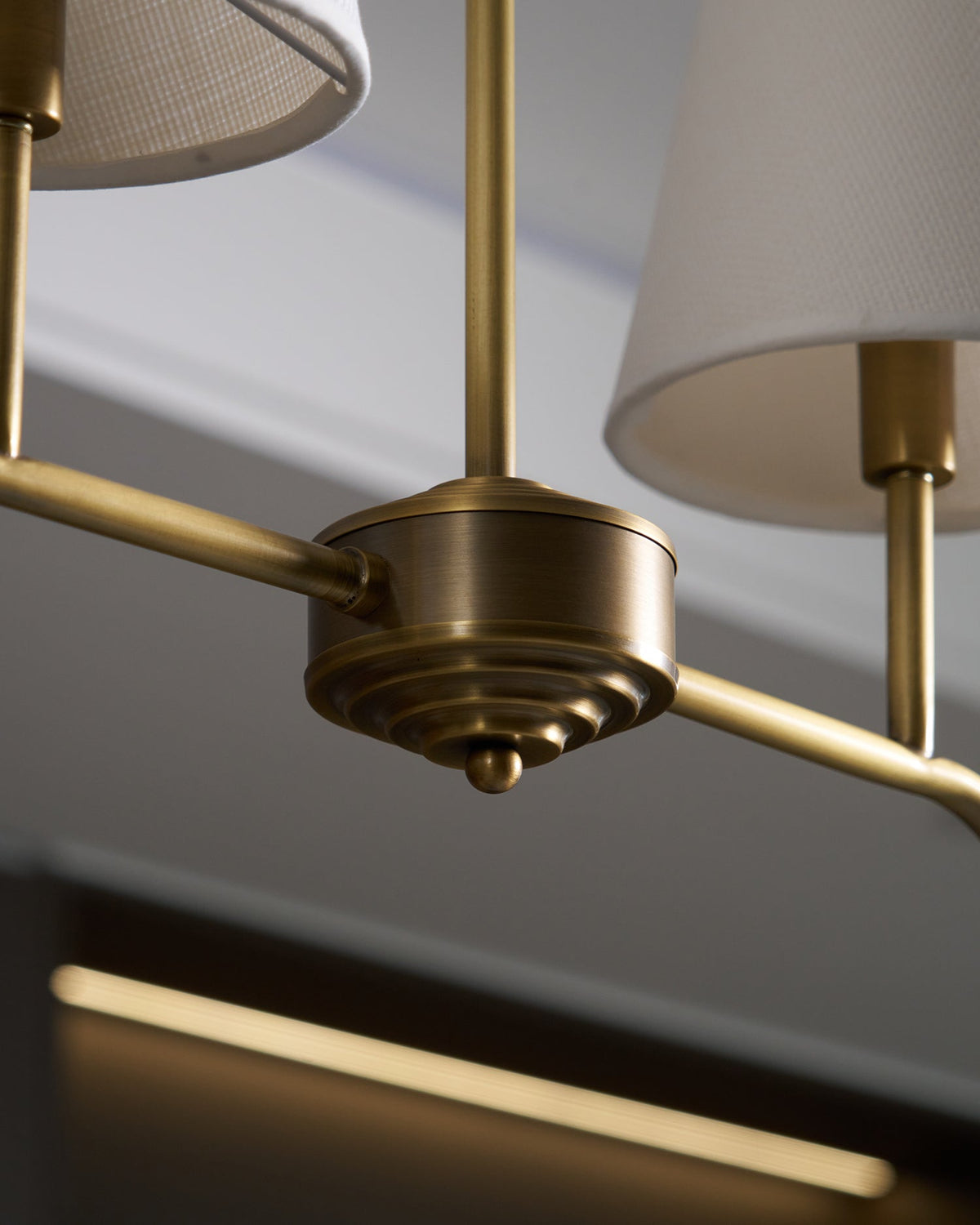Diana Linear Metal Chandelier — product view 20