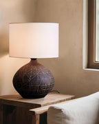 Mako Ceramics Fabric Table Lamp — product view 4