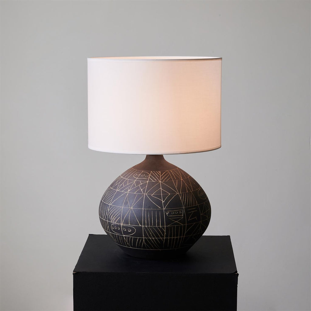 Mako Ceramics Fabric Table Lamp — product view 7