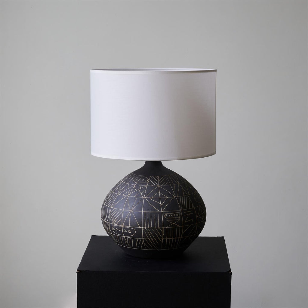 Mako Ceramics Fabric Table Lamp — product view 8