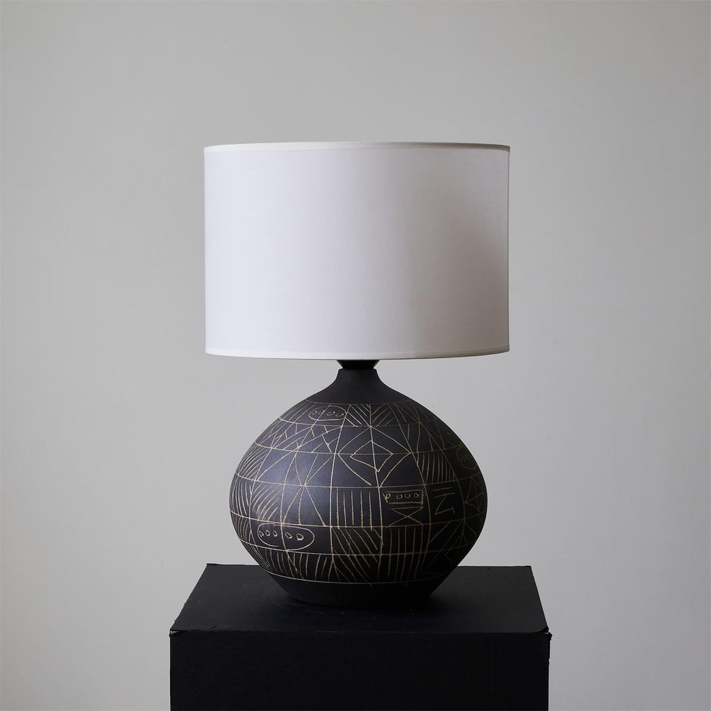 Mako Ceramics Fabric Table Lamp — product view 9