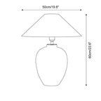 Hamlet Blue Metal Table Lamp — product view 5
