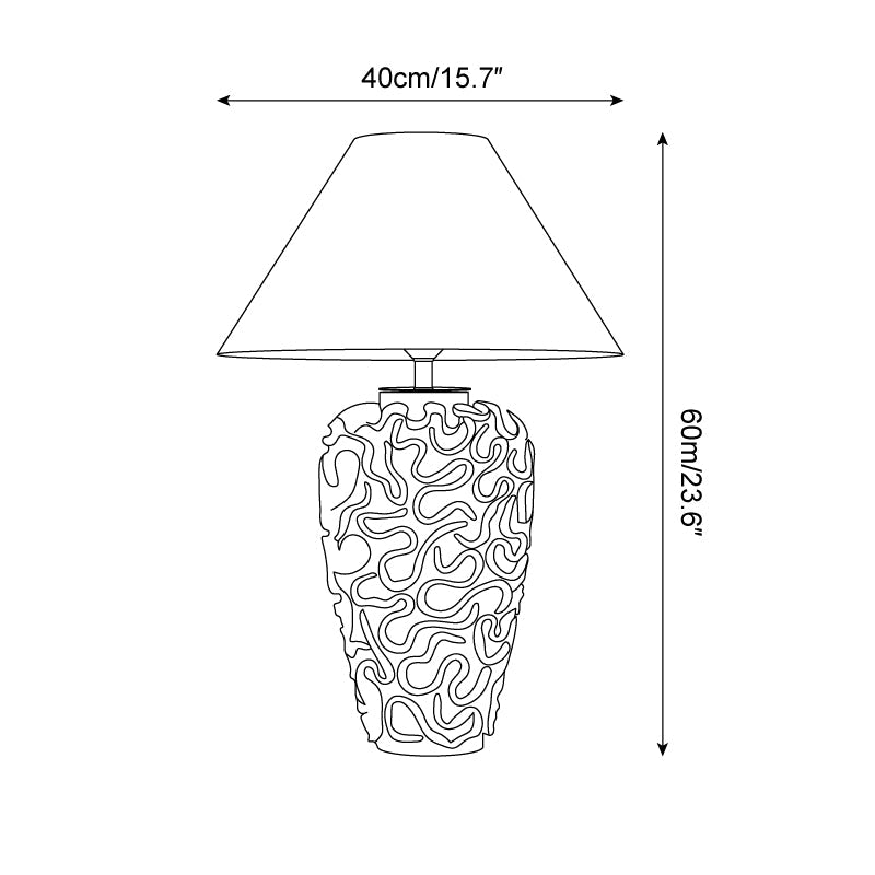 Trouva Ceramics Metal Table Lamp — product view 5