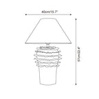 Kigelia Ceramics Metal Table Lamp — product view 5