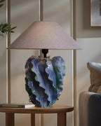 Helios Blue Metal Table Lamp — product view 3