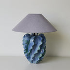 Helios Blue Metal Table Lamp — product view 8