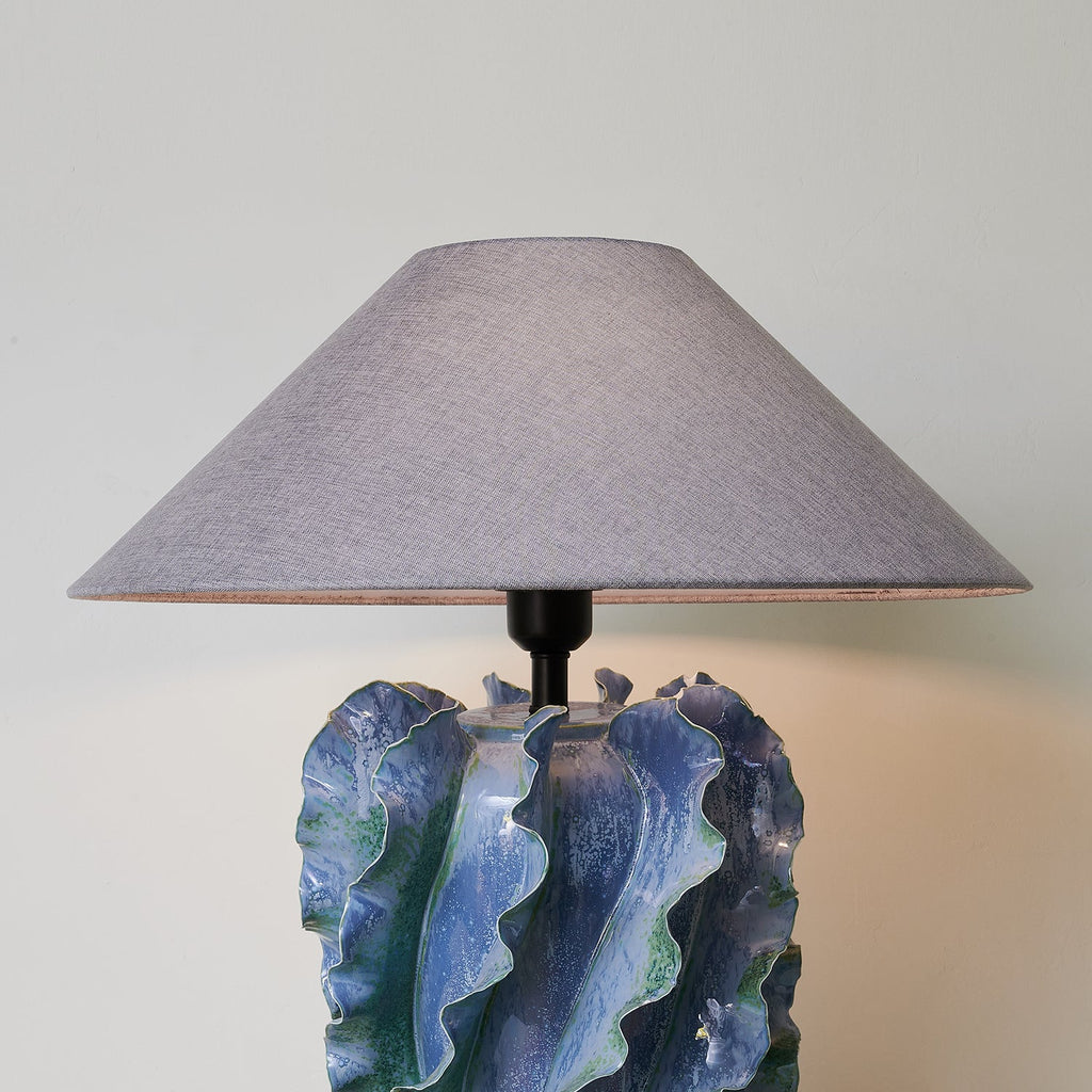 Helios Blue Metal Table Lamp — product view 9
