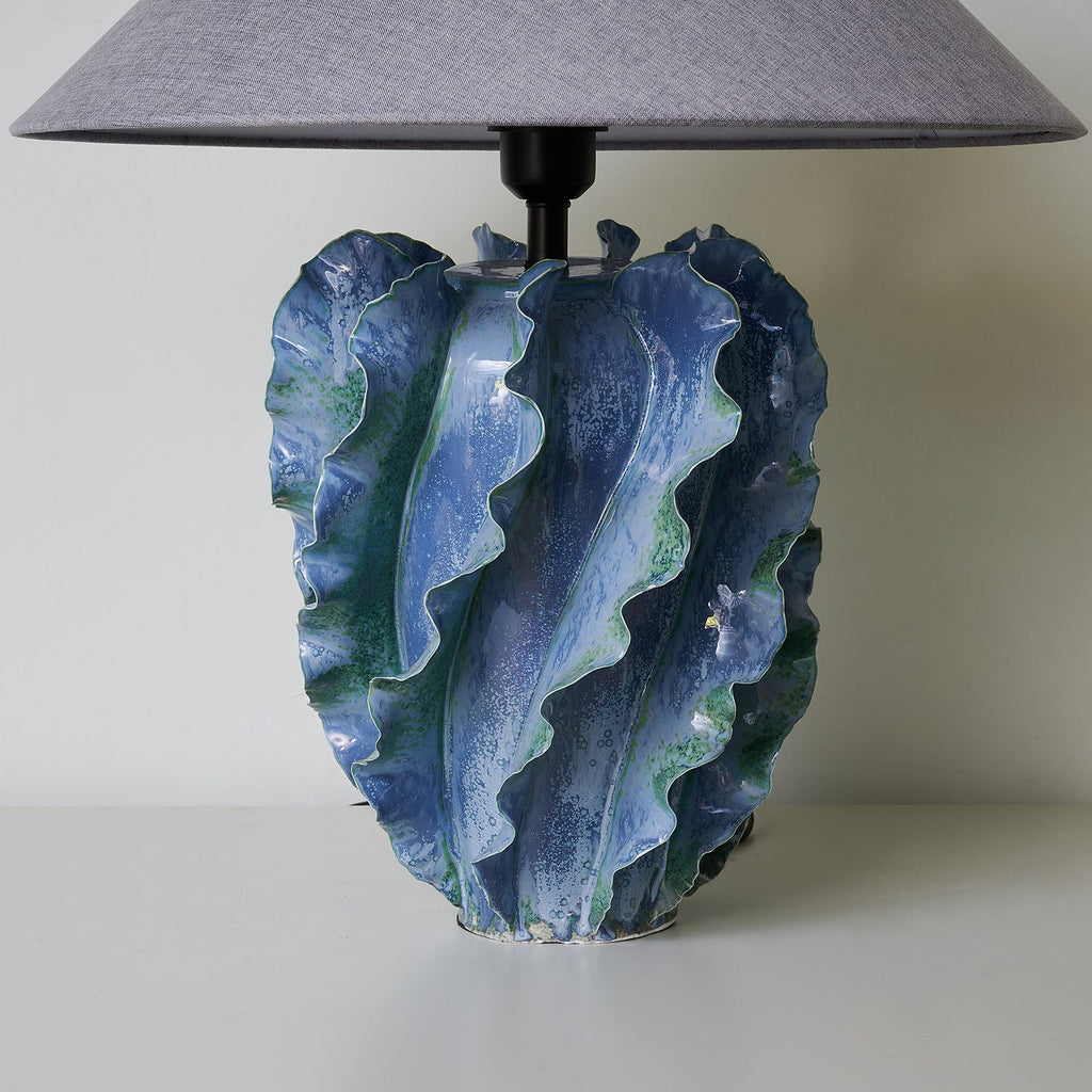 Helios Blue Metal Table Lamp — product view 10