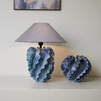 Helios Blue Metal Table Lamp — product view 11