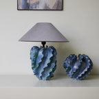 Helios Blue Metal Table Lamp — product view 12
