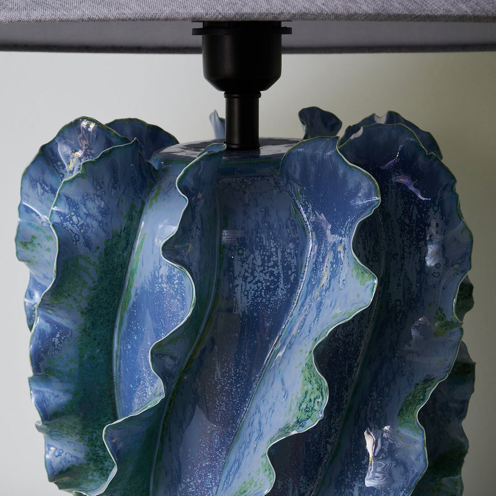 Helios Blue Metal Table Lamp — product view 14