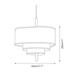 Raphia Wood Pendant Lamp — product view 5