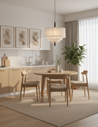Raphia Wood Pendant Lamp — product view 9