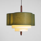 Raphia Wood Pendant Lamp — product view 13