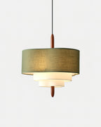 Raphia Wood Pendant Lamp — product view 17