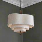Raphia Wood Pendant Lamp — product view 25