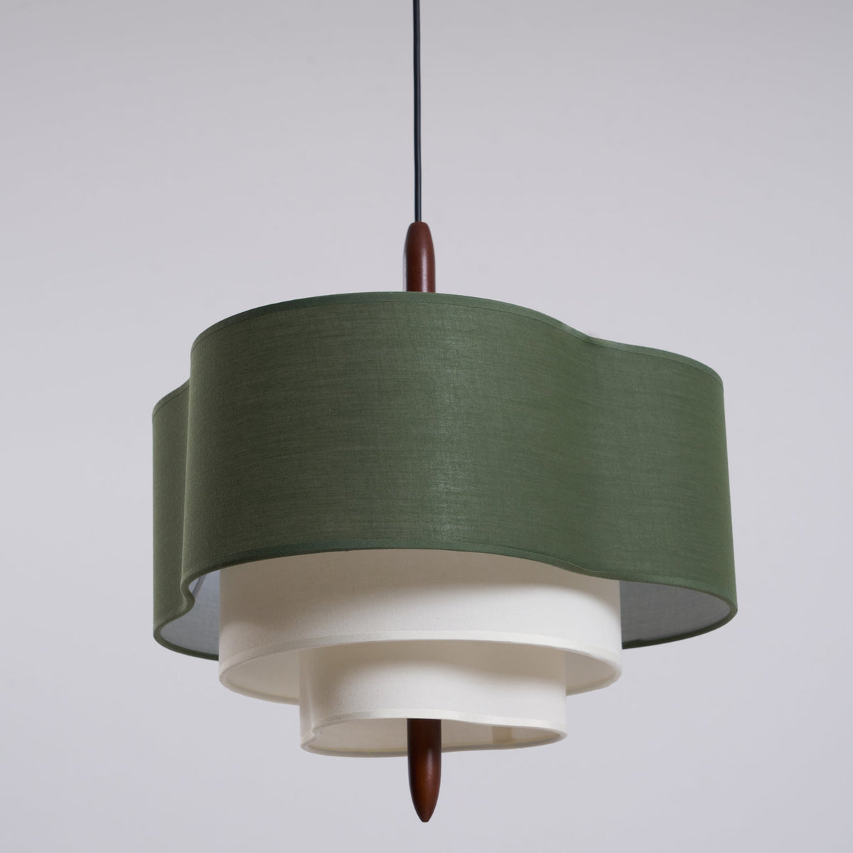 Raphia Wood Pendant Lamp — product view 26