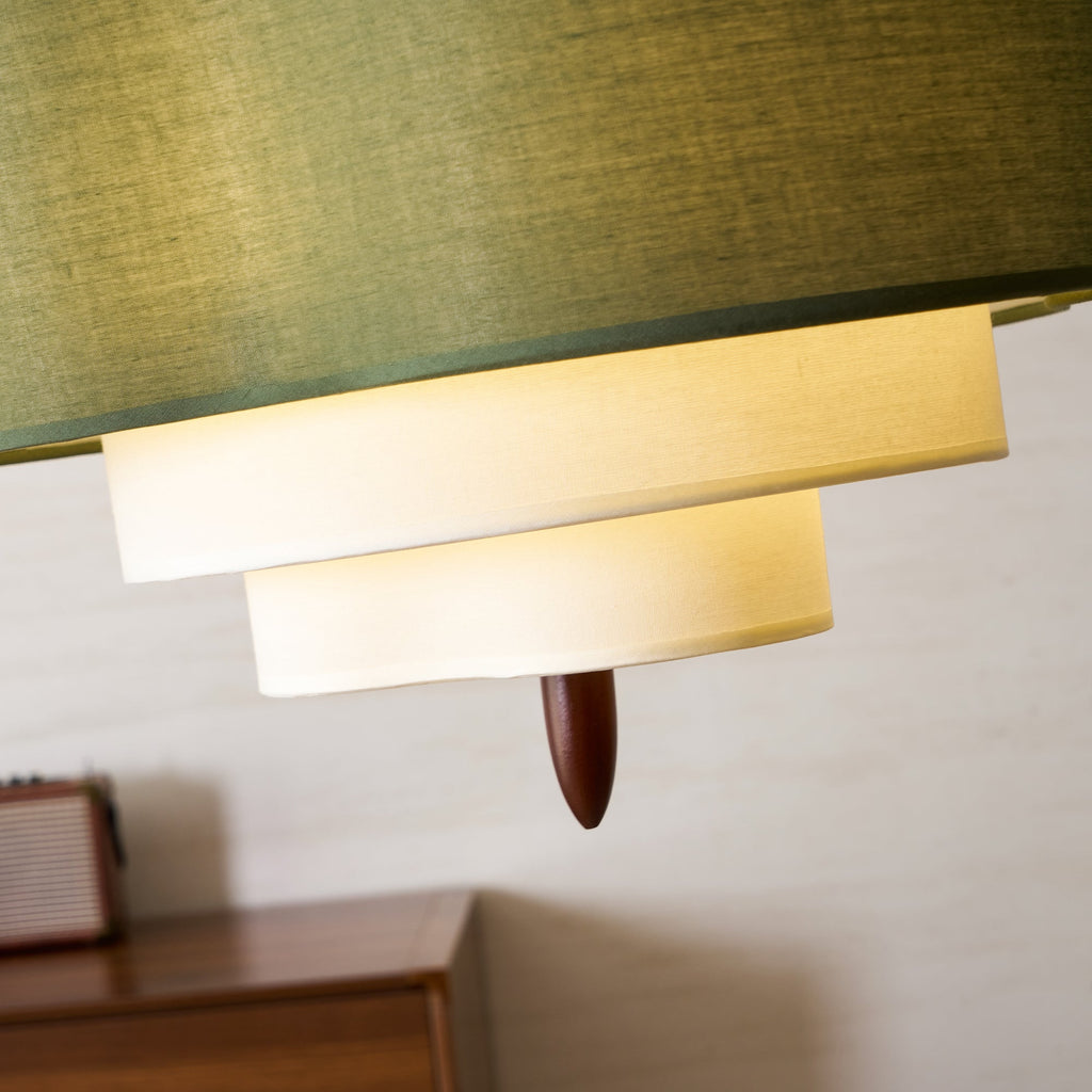 Raphia Wood Pendant Lamp — product view 34