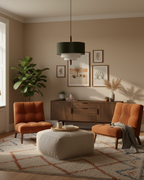 Raphia Wood Pendant Lamp — product view 42
