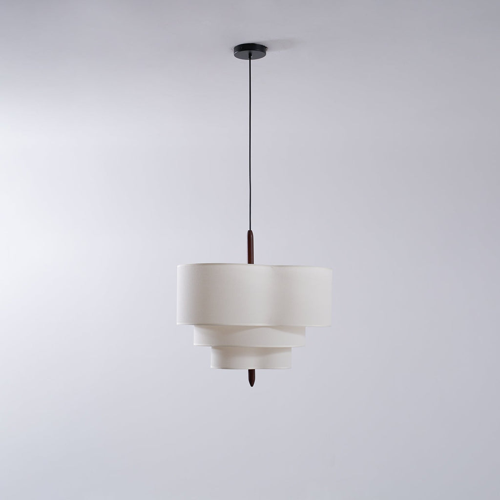 Raphia Wood Pendant Lamp — product view 43