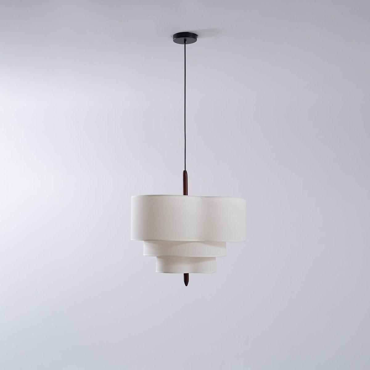 Raphia Wood Pendant Lamp — product view 43