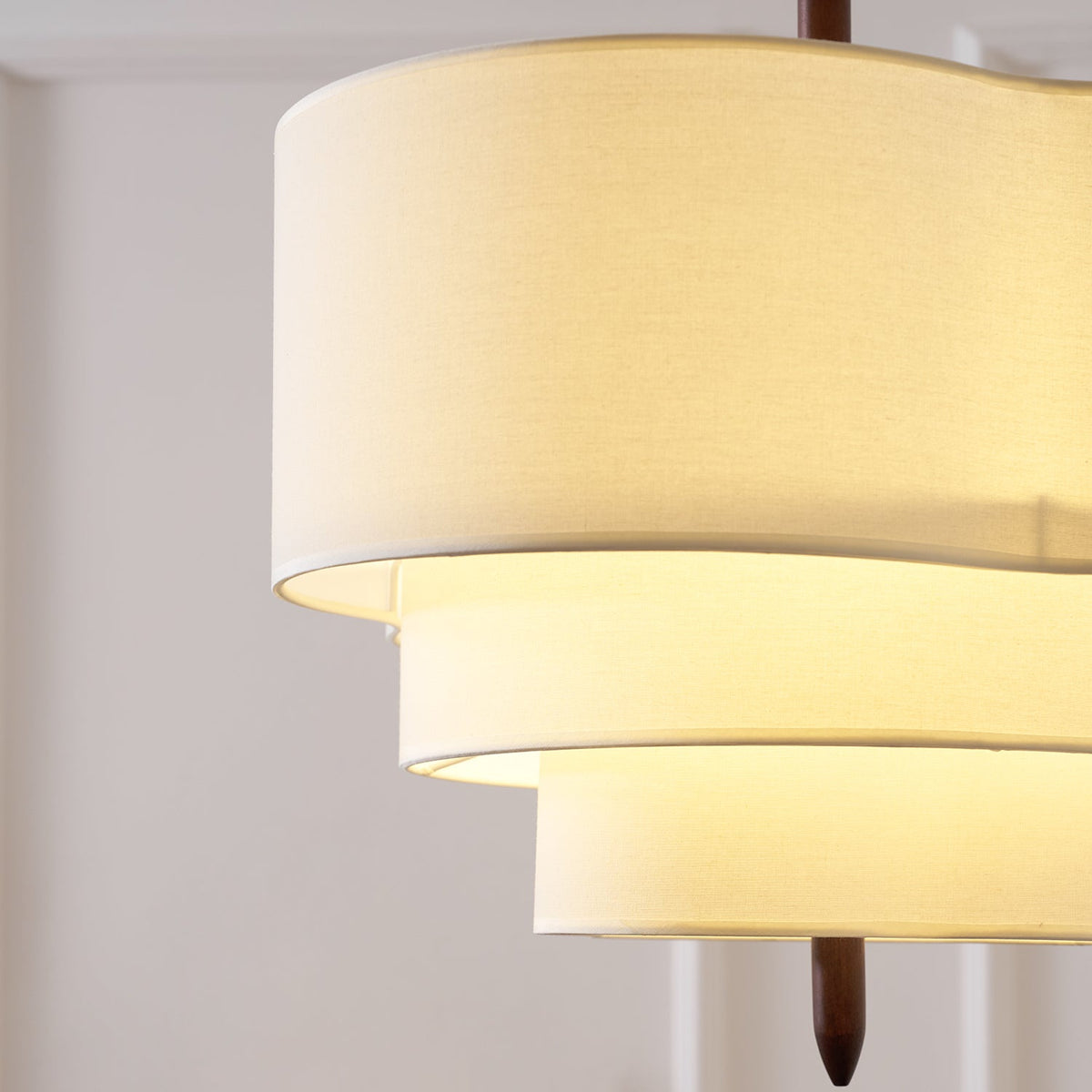 Raphia Wood Pendant Lamp — product view 48