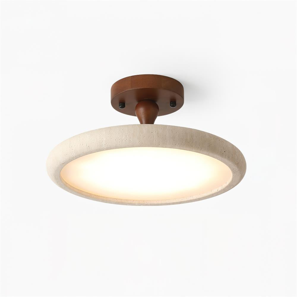 Kelva Travertine Ceiling Light — product view 3