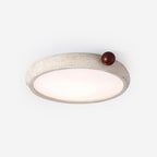 Metra Travertine Ceiling Light — product view 1