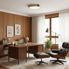 Metra Travertine Ceiling Light — product view 12
