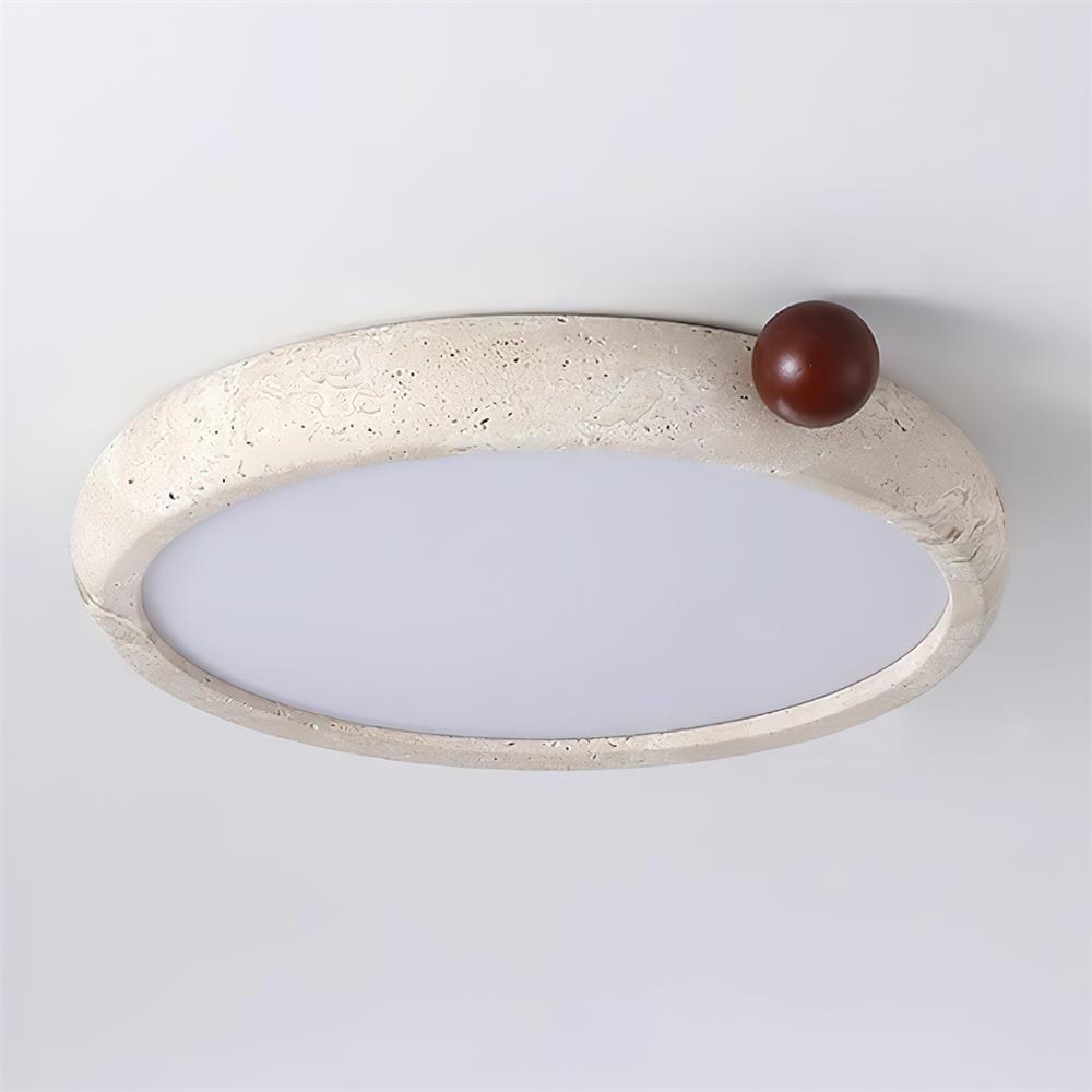 Metra Travertine Ceiling Light — product view 17