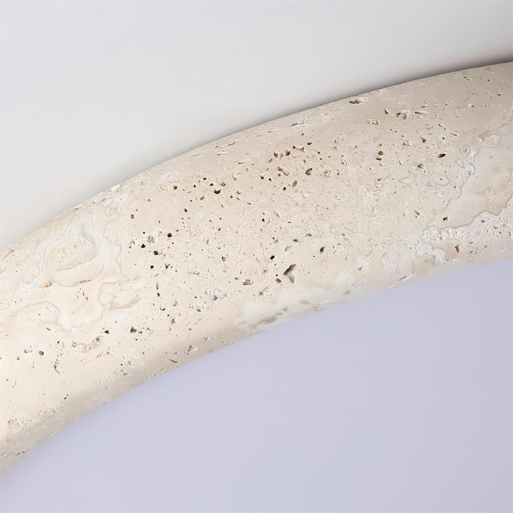 Metra Travertine Ceiling Light — product view 18