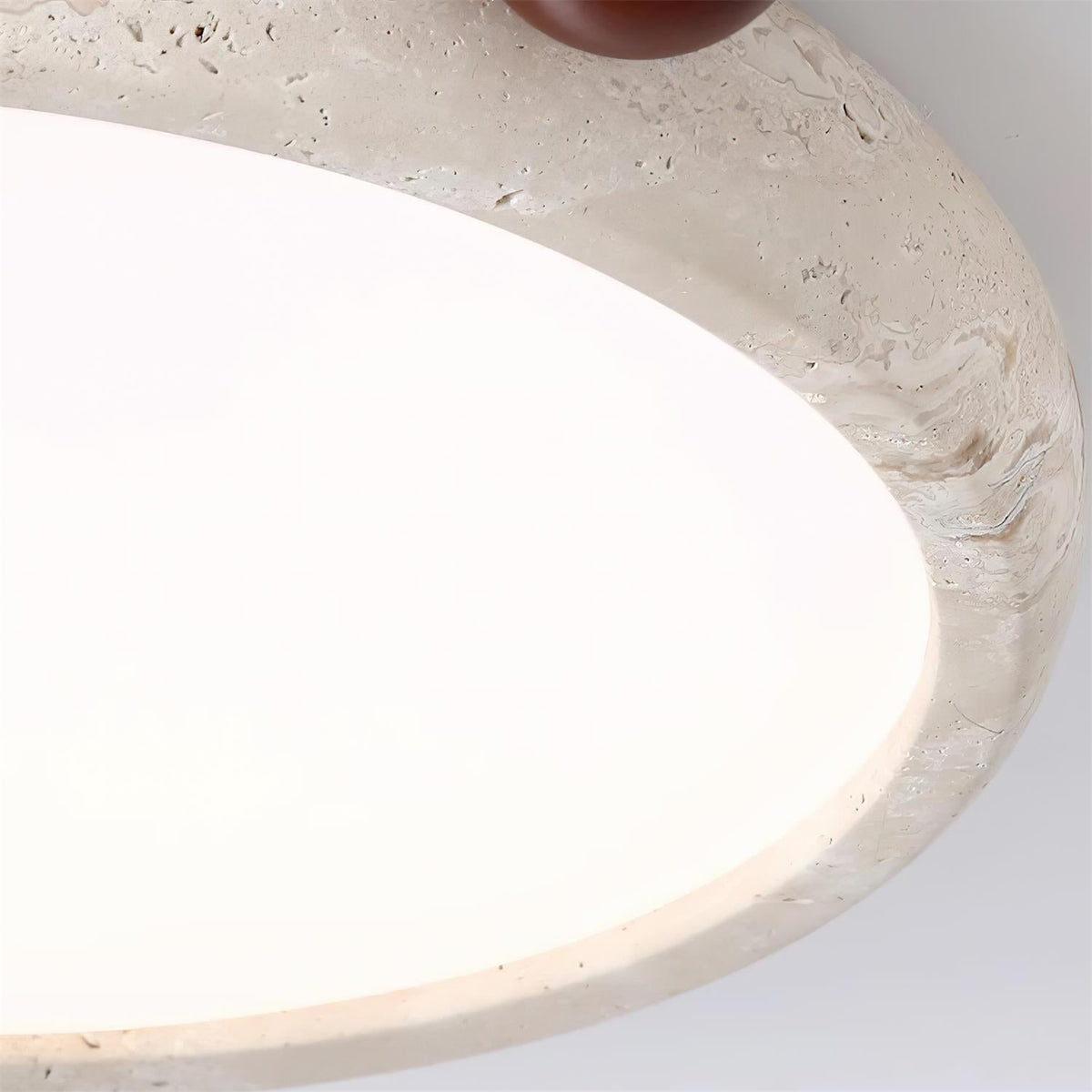 Metra Travertine Ceiling Light — product view 19