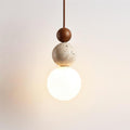 Ball Travertine Pendant Lamp — product view 2