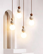 Ball Travertine Pendant Lamp — product view 4