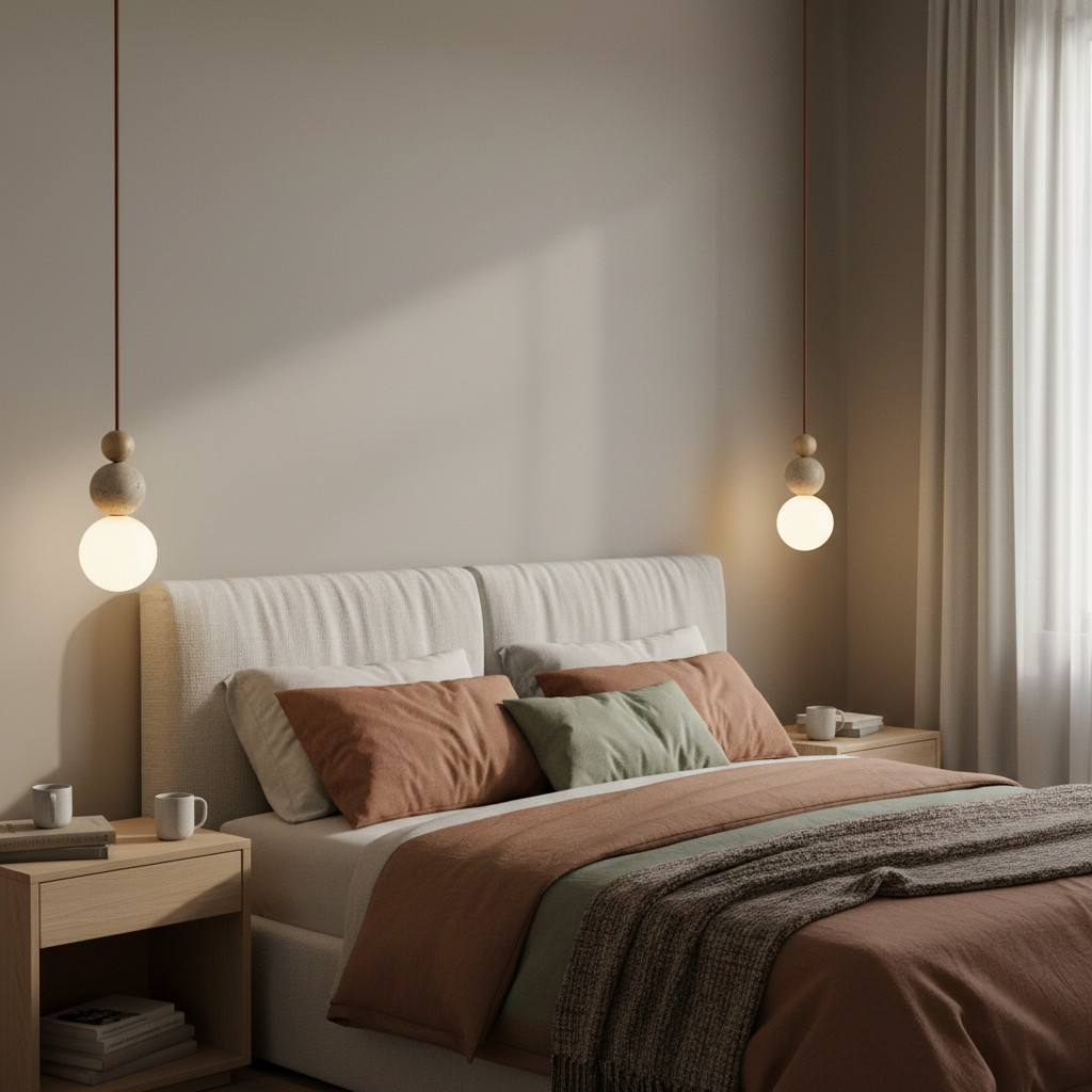 Ball Travertine Pendant Lamp — product view 10