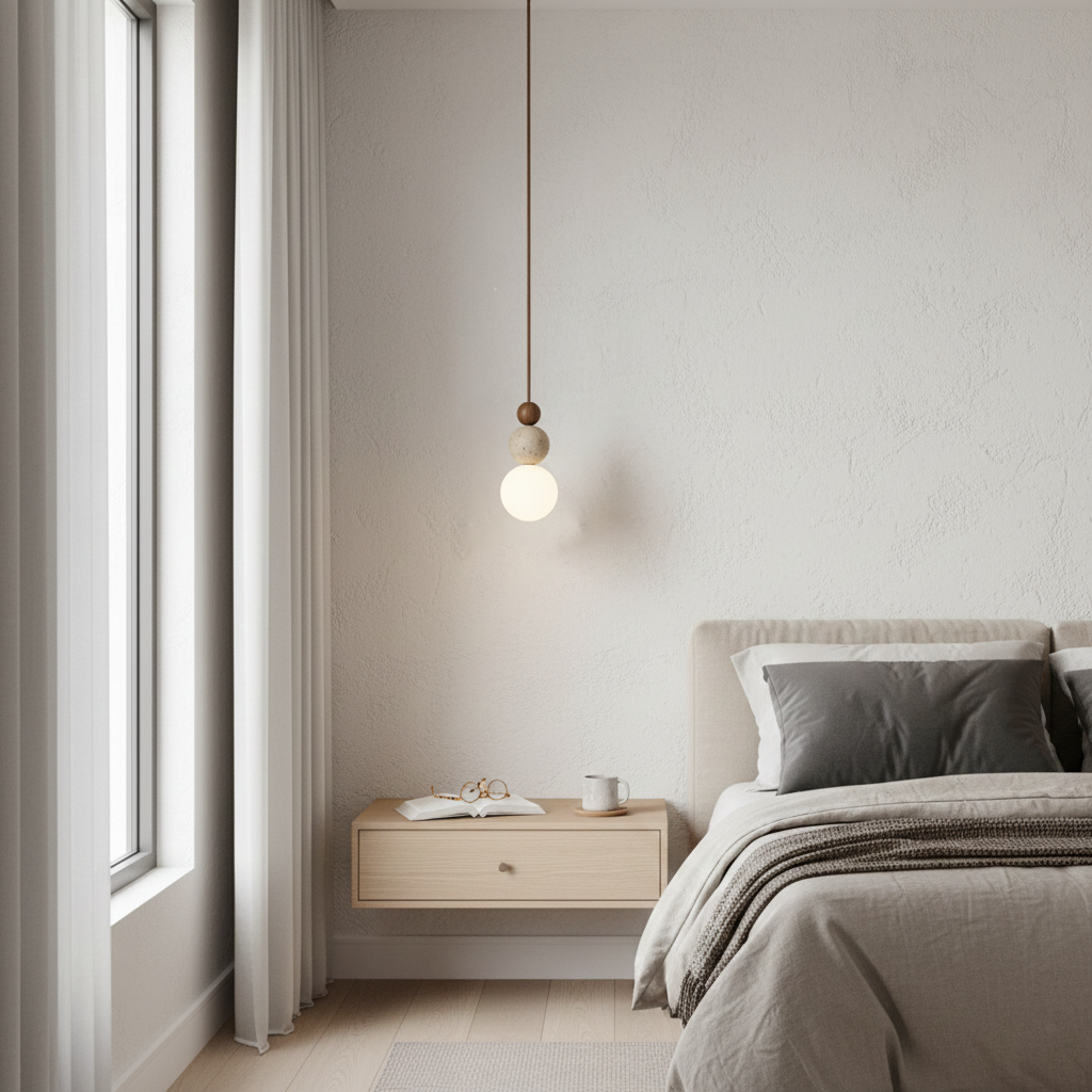 Ball Travertine Pendant Lamp — product view 13