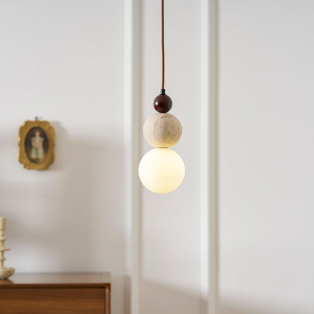 Ball Travertine Pendant Lamp — product view 18