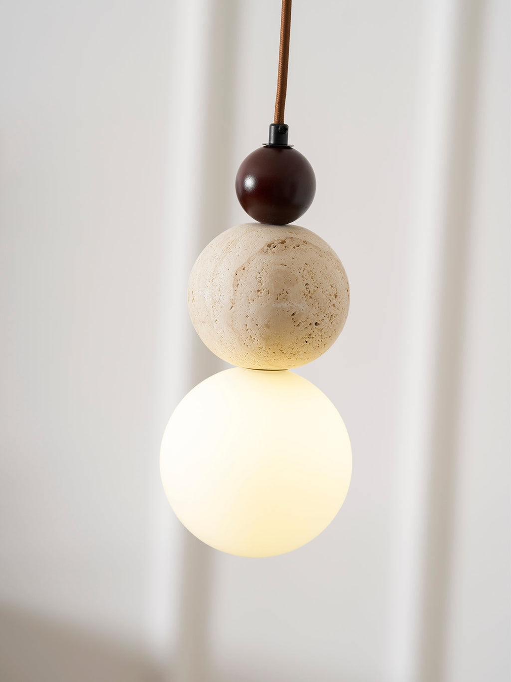 Ball Travertine Pendant Lamp — product view 21