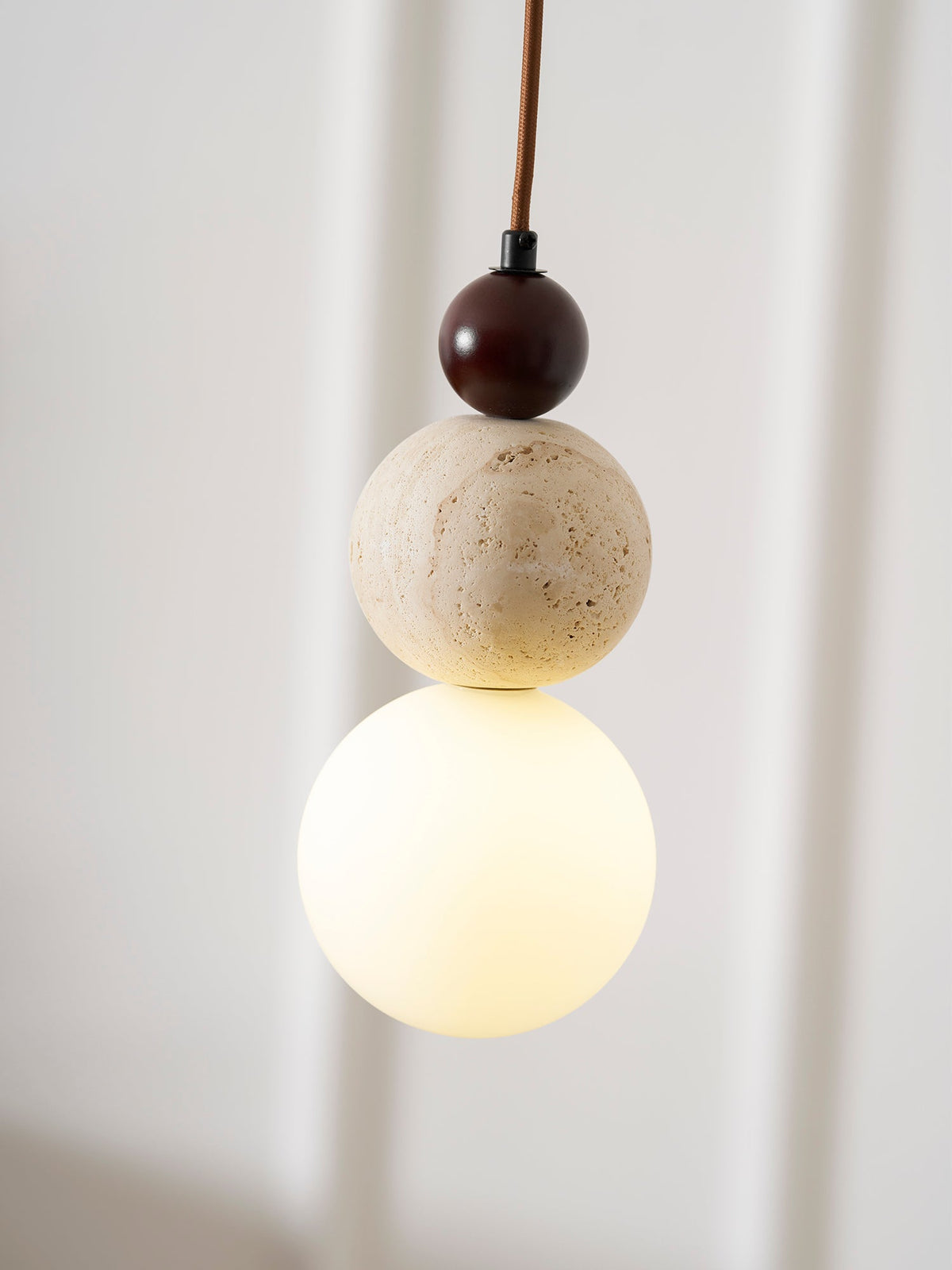 Ball Travertine Pendant Lamp — product view 21
