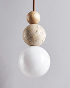 Ball Travertine Pendant Lamp — product view 27