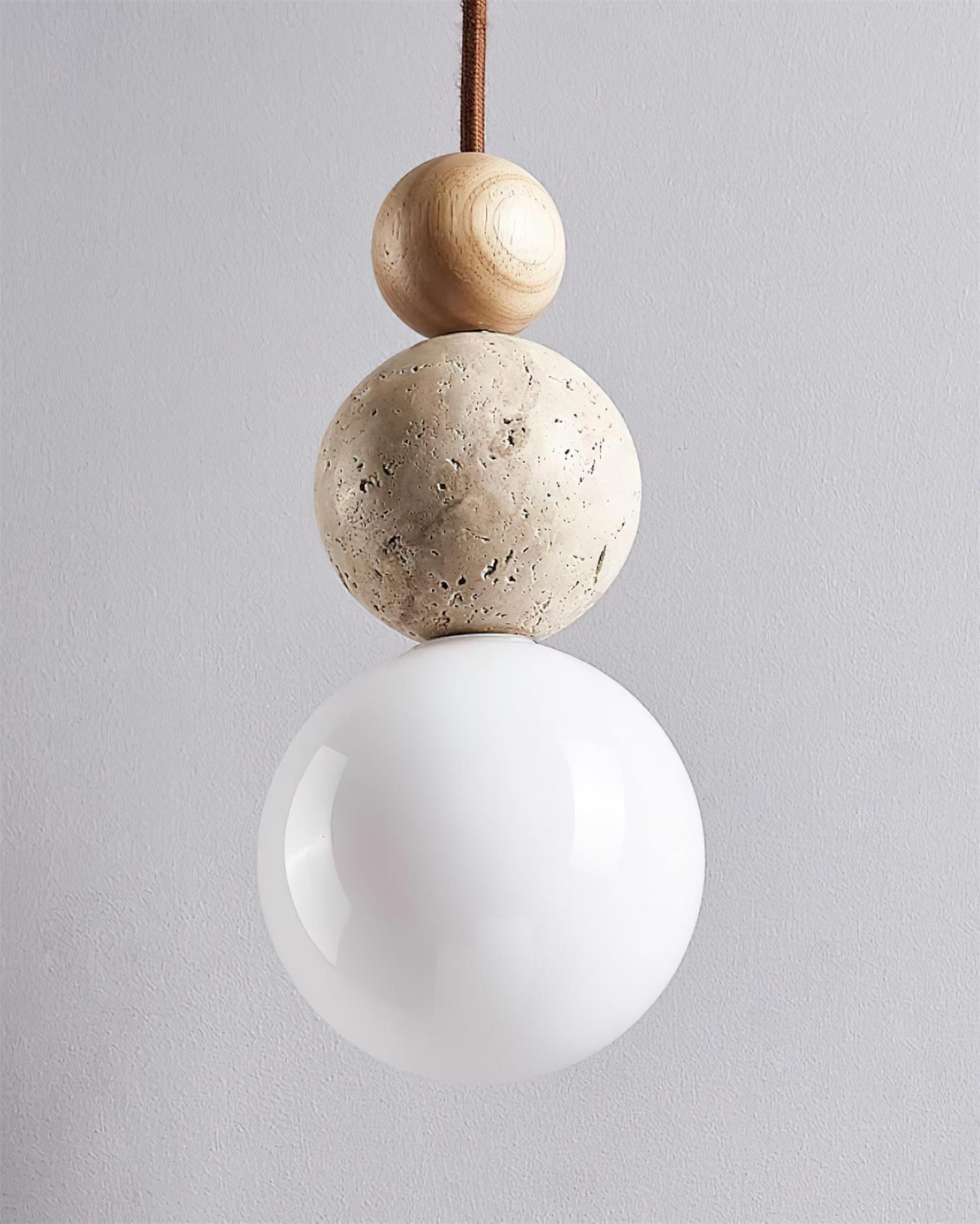 Ball Travertine Pendant Lamp — product view 27