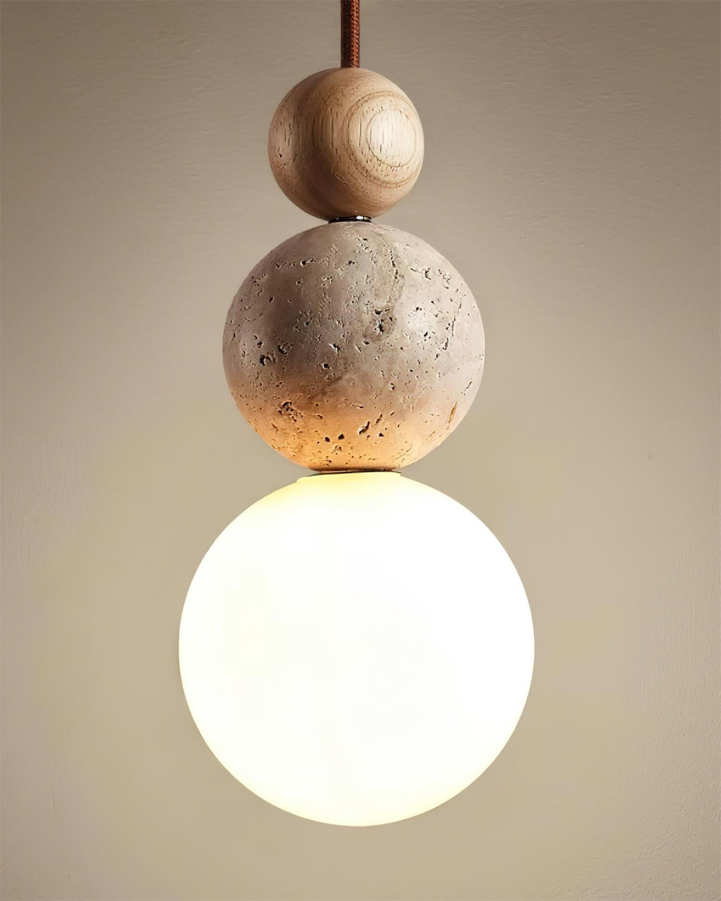Ball Travertine Pendant Lamp — product view 28