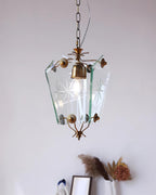 Vintage Matcha Glass Pendant Lamp — product view 6