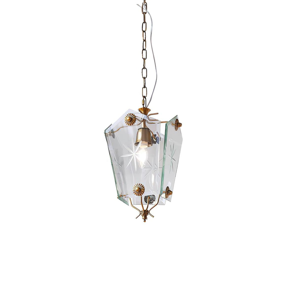 Vintage Matcha Glass Pendant Lamp — product view 15